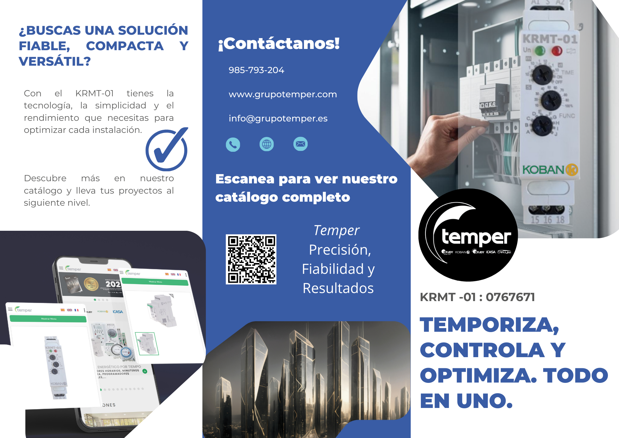 Folleto explicativo de nuestro producto KRMT-01
